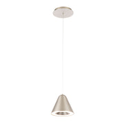 Kone 6in Mini Pendant - Satin Nickel