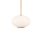 Illusion Pendant 16in Aged Brass