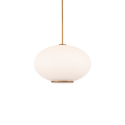 Illusion Pendant 16in Aged Brass