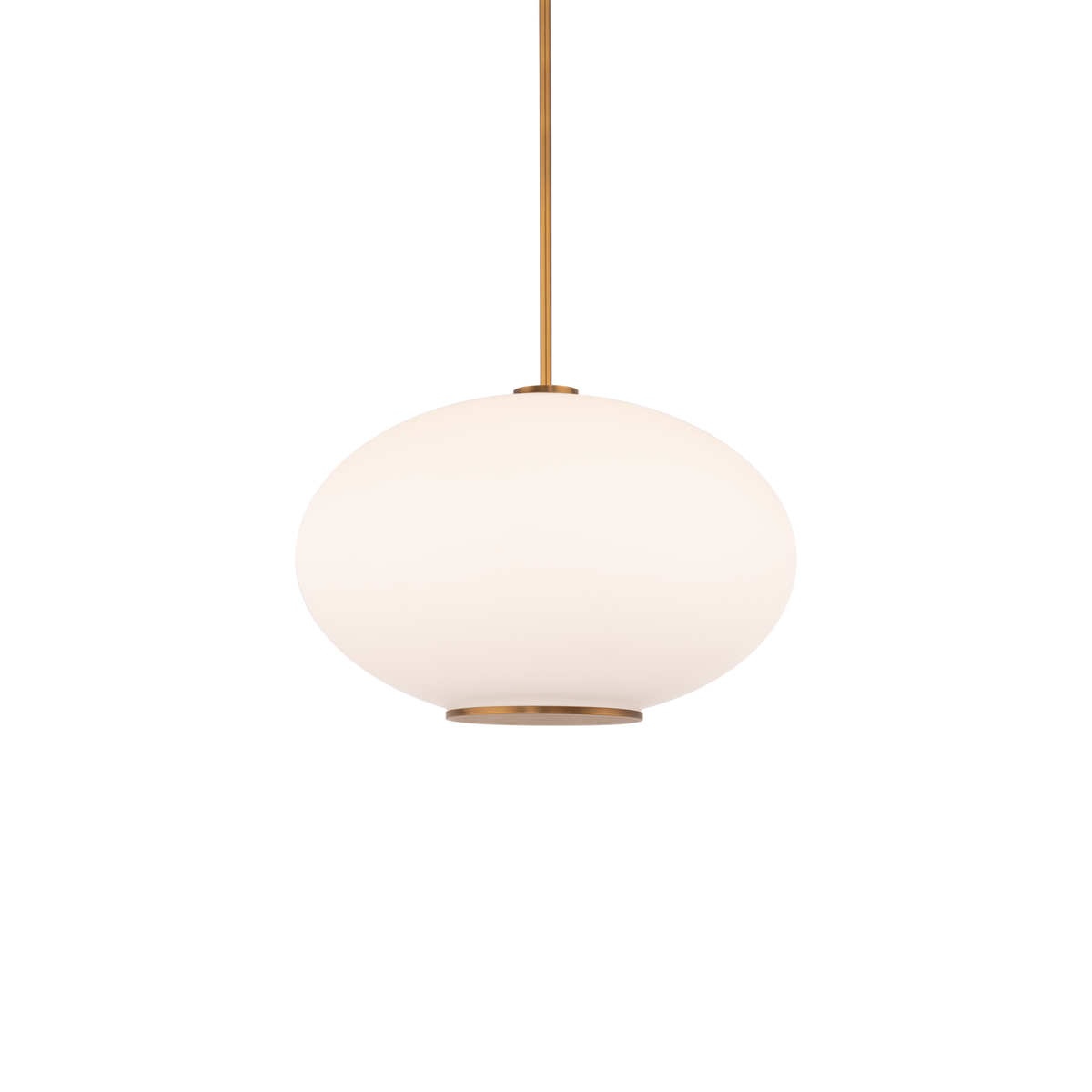 Illusion Pendant 16in Aged Brass