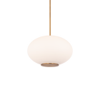 Illusion Pendant 16in Aged Brass