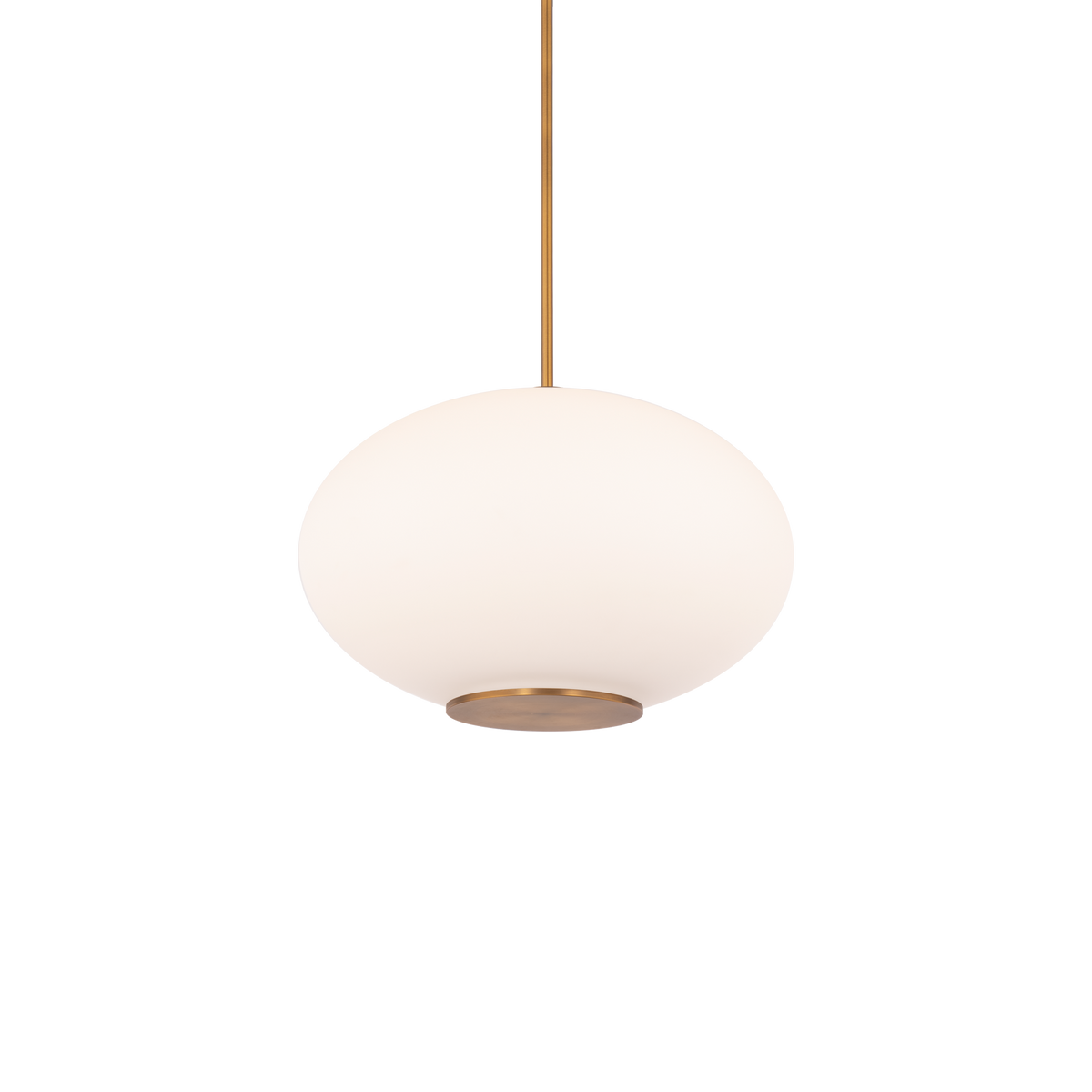 Illusion Pendant 16in Aged Brass