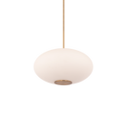 Illusion Pendant 22in Aged Brass