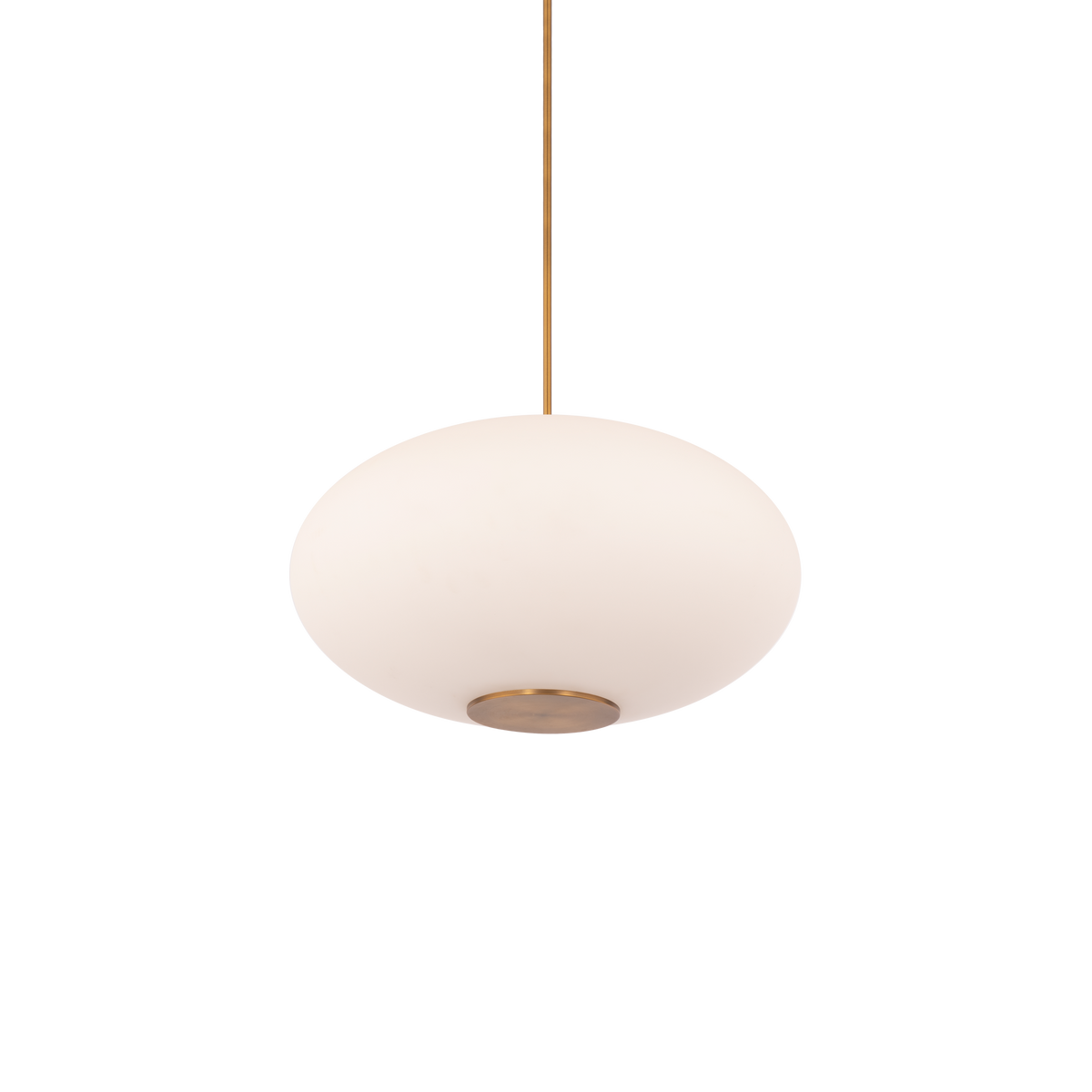 Illusion Pendant 22in Aged Brass