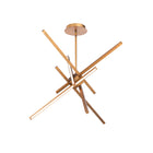 Parallax 29in Pendant - Aged Brass
