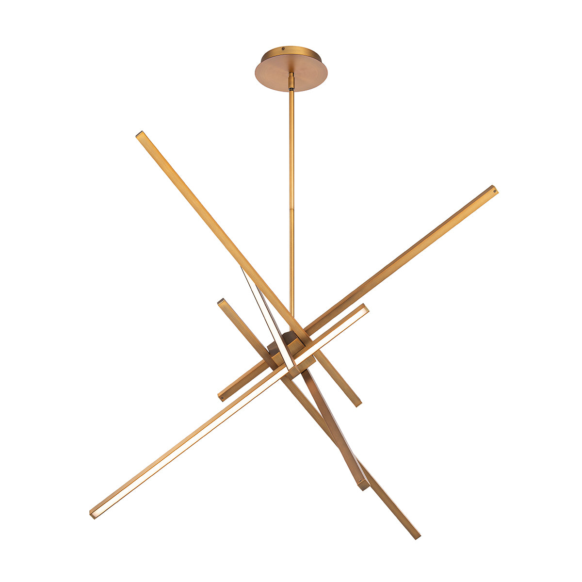 Parallax 39in Pendant - Aged Brass