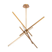 Parallax 39in Pendant - Aged Brass