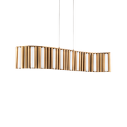 Aretha Linear S-Curve Pendant