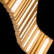 Aretha Linear S-Curve Pendant angle 3