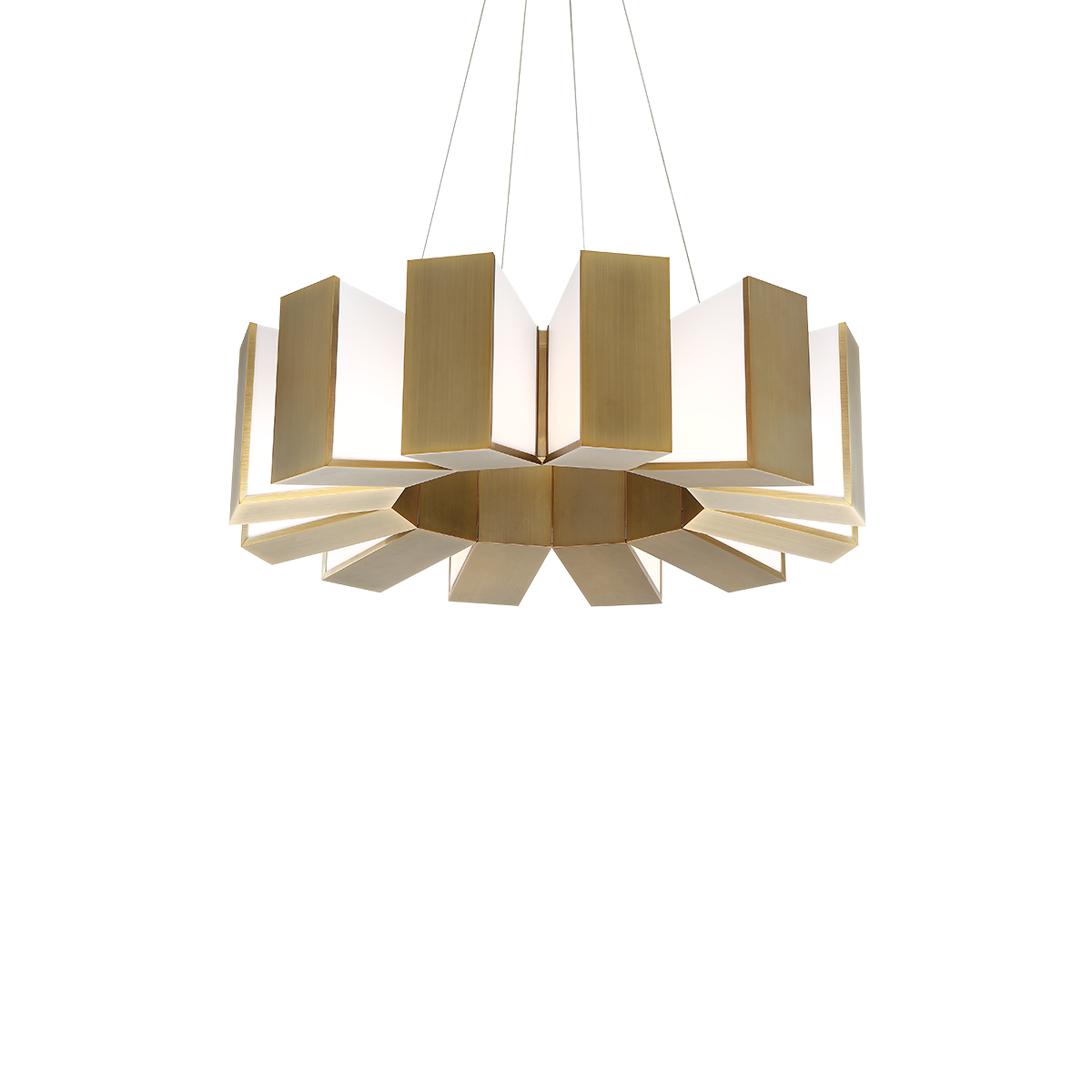 Chronos Pendant 34in Aged Brass
