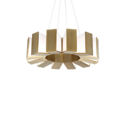 Chronos Pendant 34in Aged Brass