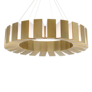 Chronos Pendant 50in Aged Brass