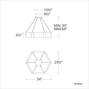 Forever Hexagon Pendant