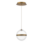 Cyllindra 6in Mini Pendant - Aged Brass