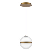Cyllindra 6in Mini Pendant - Aged Brass