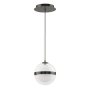 Cyllindra 6in Mini Pendant - Black Chrome