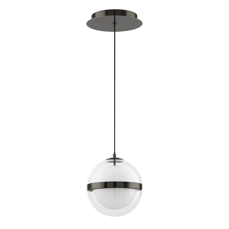 Cyllindra 6in Mini Pendant - Black Chrome