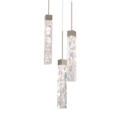 Minx 3 Light Round Pendant - Antique Nickel