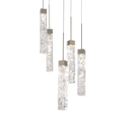 Minx 5 Light Round Pendant - Antique Nickel