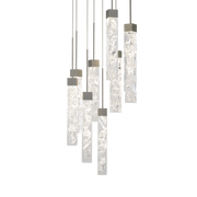Minx 9LGT Round Multilight Pendant - Antique Nickel