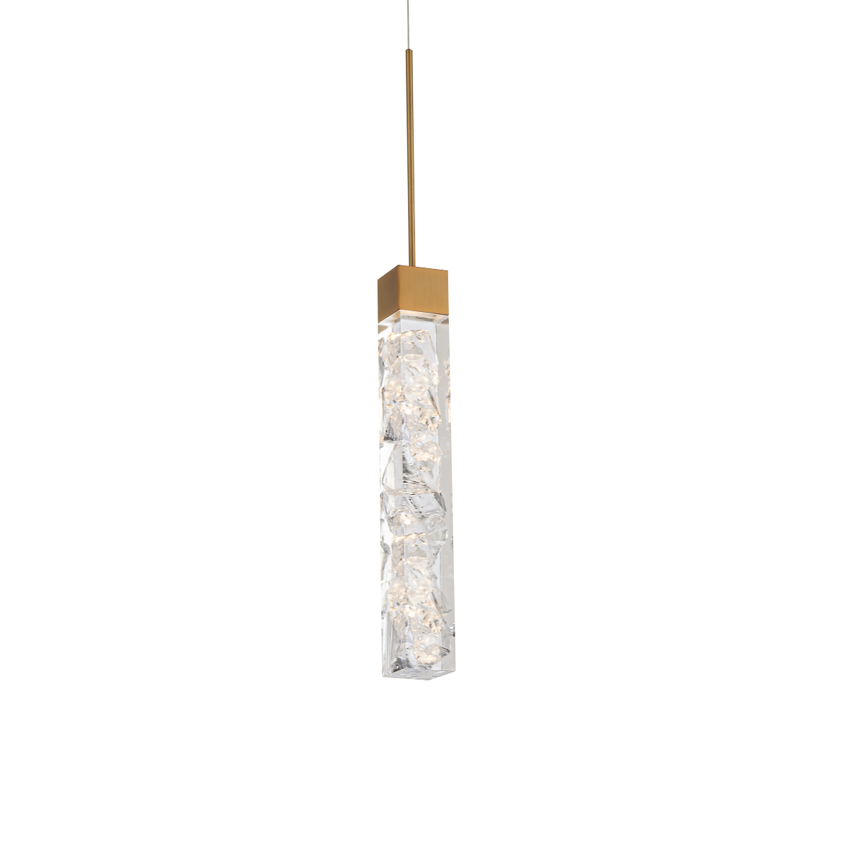 Minx Mini Pendant - Aged Brass