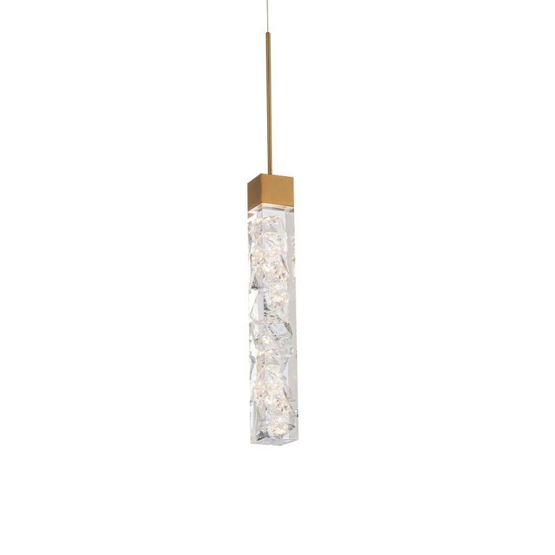 Minx Mini Pendant - Aged Brass