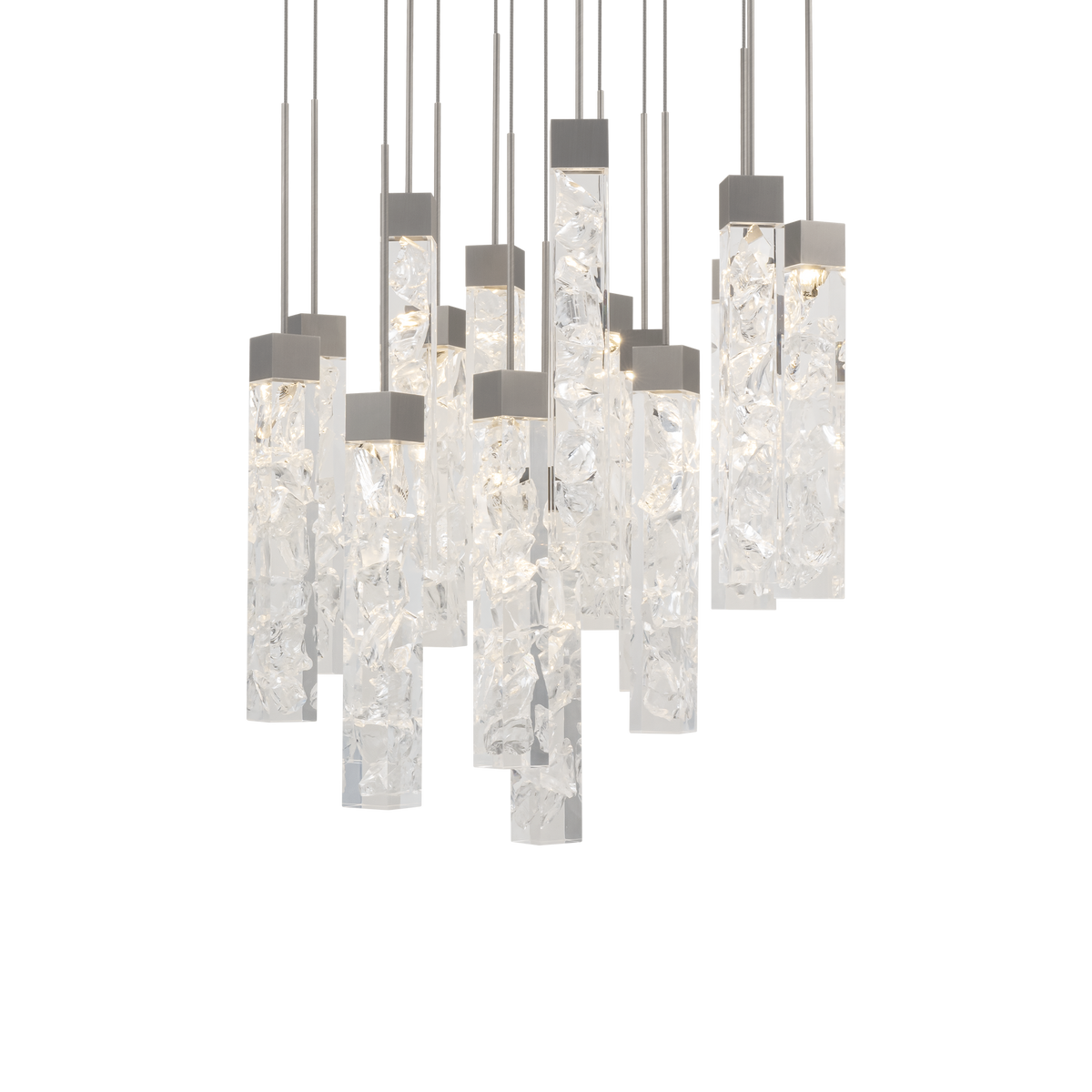 Minx 15LGT Round Multilight Pendant - Antique Nickel