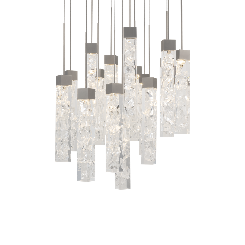 Minx 15LGT Round Multilight Pendant - Antique Nickel