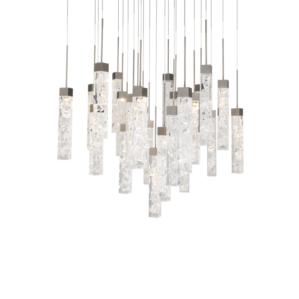 Minx 25LGT Square Multilight Pendant - Antique Nickel