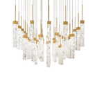 Minx 41LGT Square Multilight Pendant - Aged Brass
