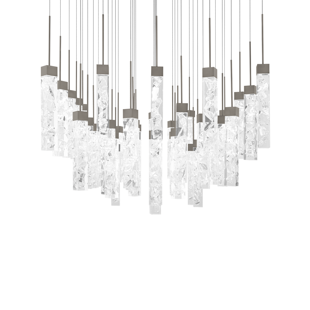 Minx 41LGT Square Multilight Pendant - Antique Nickel