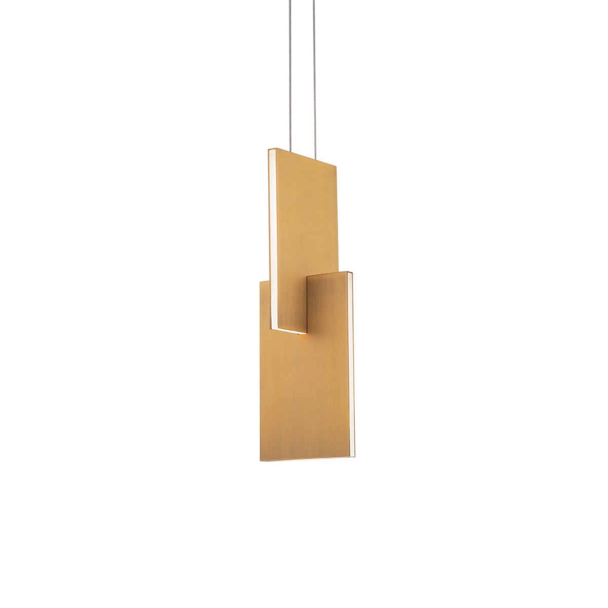 Amari Mini Pendant - Aged Brass
