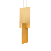 Amari Pendant - Aged Brass