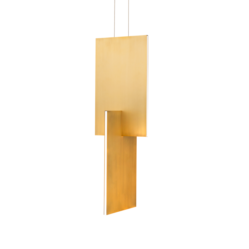 Amari Pendant - Aged Brass
