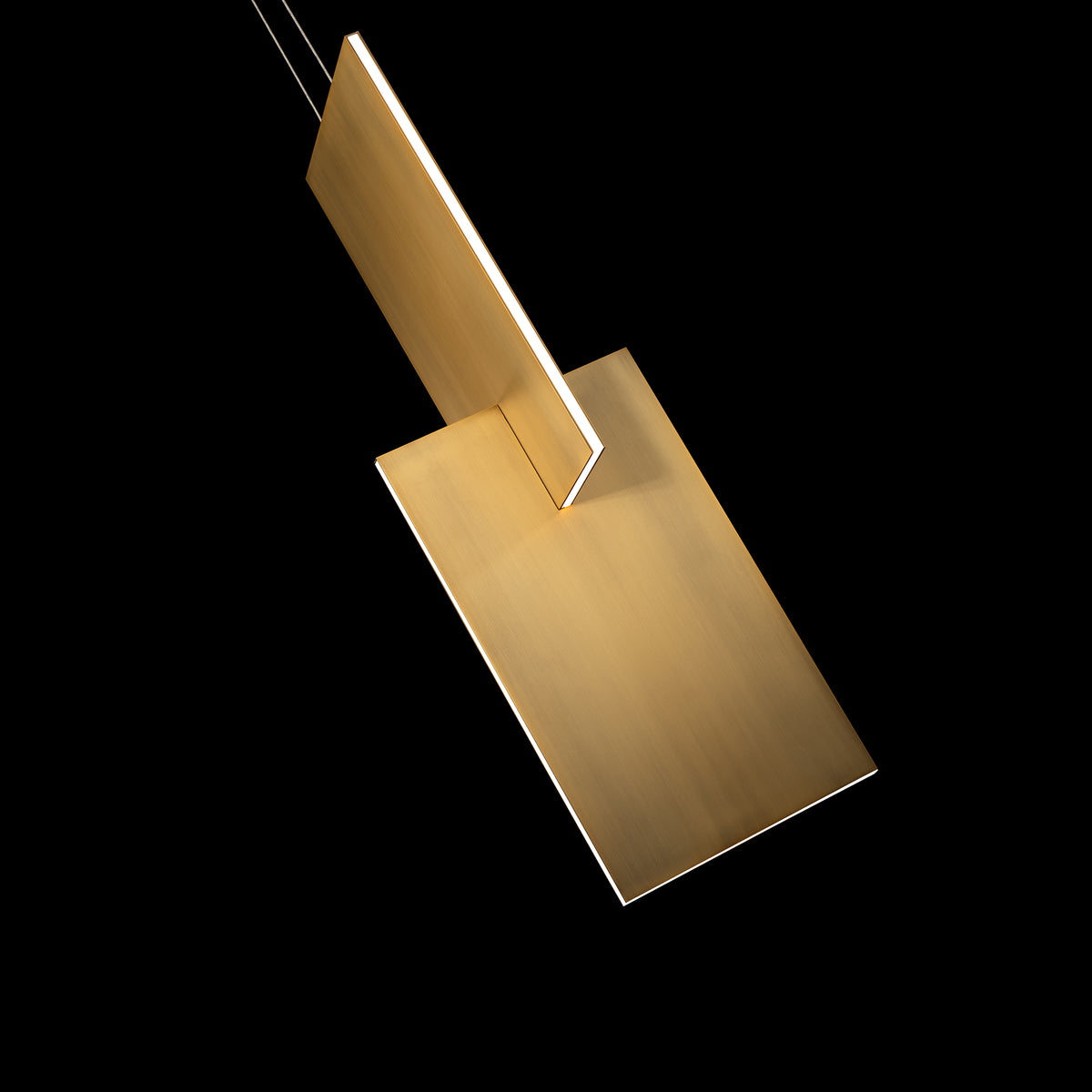 Amari Pendant - Aged Brass