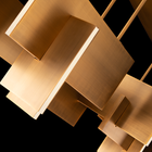 Amari Linear Pendant - Aged Brass