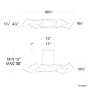 Konstrukt Pendant - Line Drawing