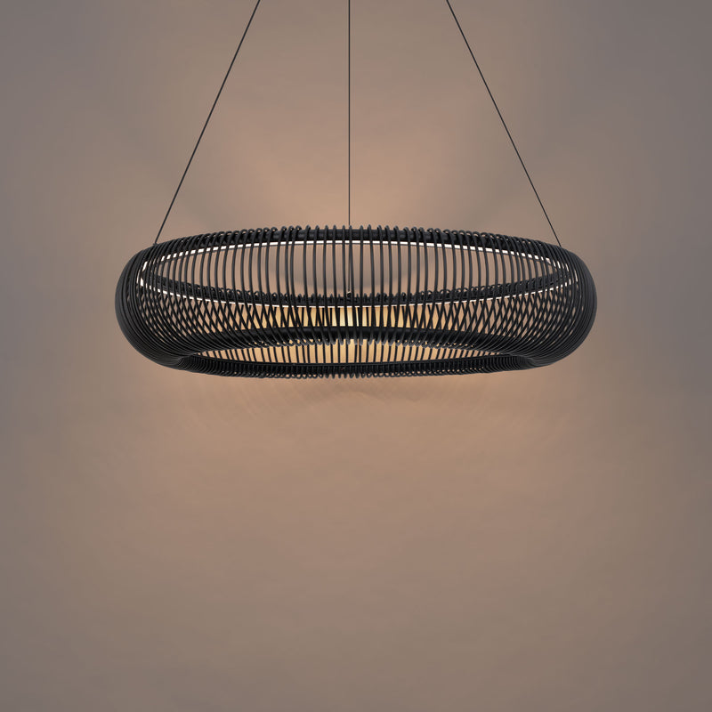 Lute Indoor Pendant - Black detail
