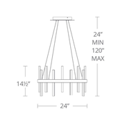 Harmonix Round Pendant dimensions