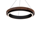 Delaney Round Wood Pendant