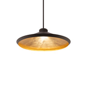 Alfa Pendant - Bronze & Gold Leaf
