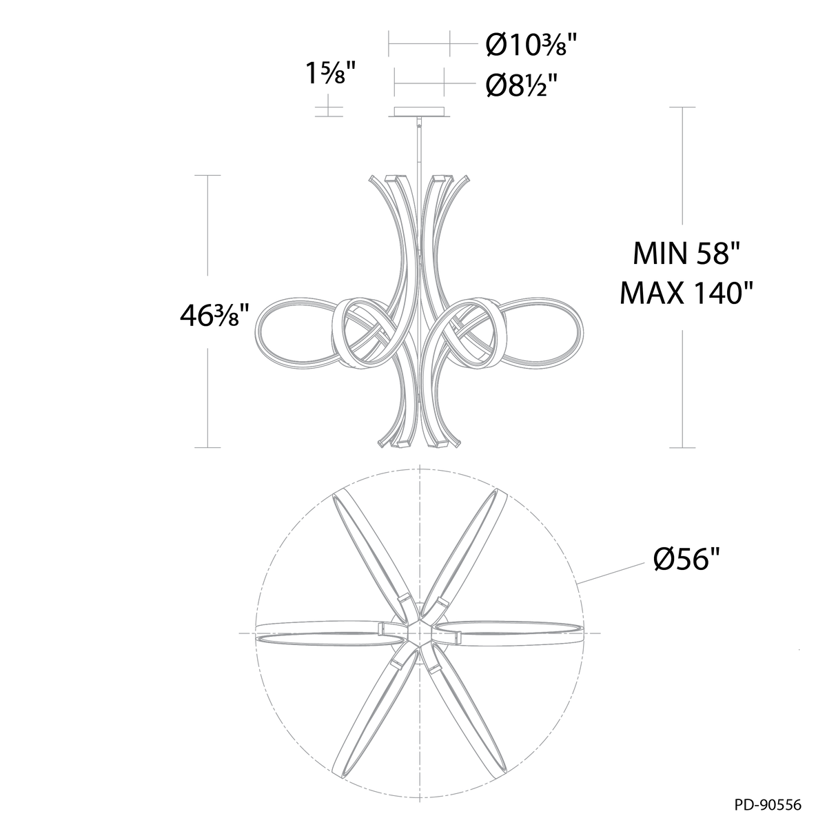 Fleur De Lis Indoor Pendant
