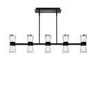 Hourglass 36in Linear Pendant - Black