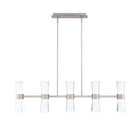 Hourglass 36in Linear Pendant - Brushed Nickel