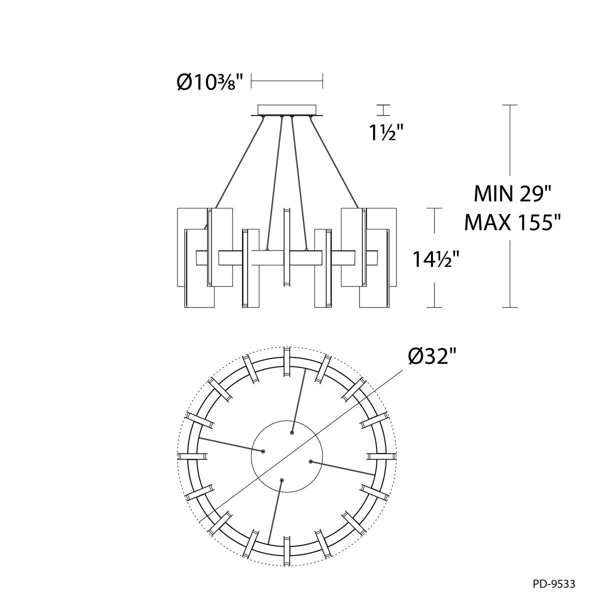 Ronan Round Pendant
