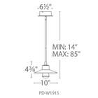 Suspense In/Outdoor Pendant