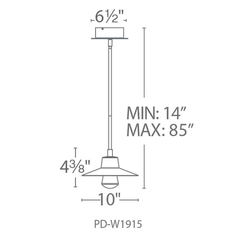 Suspense In/Outdoor Pendant