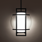 Lucid Outdoor Pendant - Black detail
