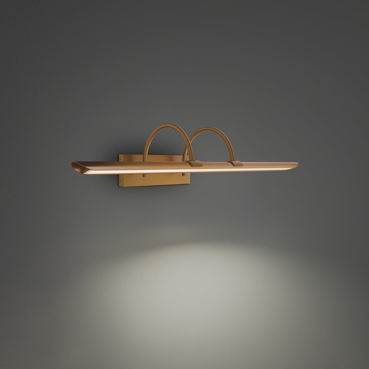 Ansel Picture Light 24in - Aged Brass