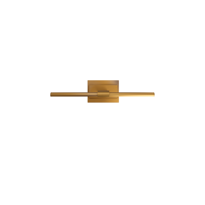 Inlet Picture Light 18in Aged Brass